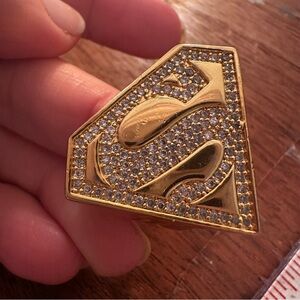 Super man Noir For DC Comics Ring Never Worn
